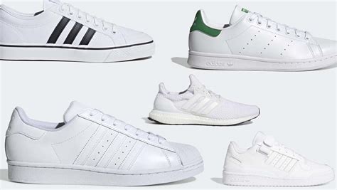 adidas sneakers wit met kleur|best white Adidas shoes.